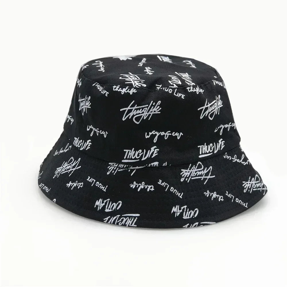 Double-sided Bucket Hat for Men Women Summer Unisex Fashion Cap - Chakastore