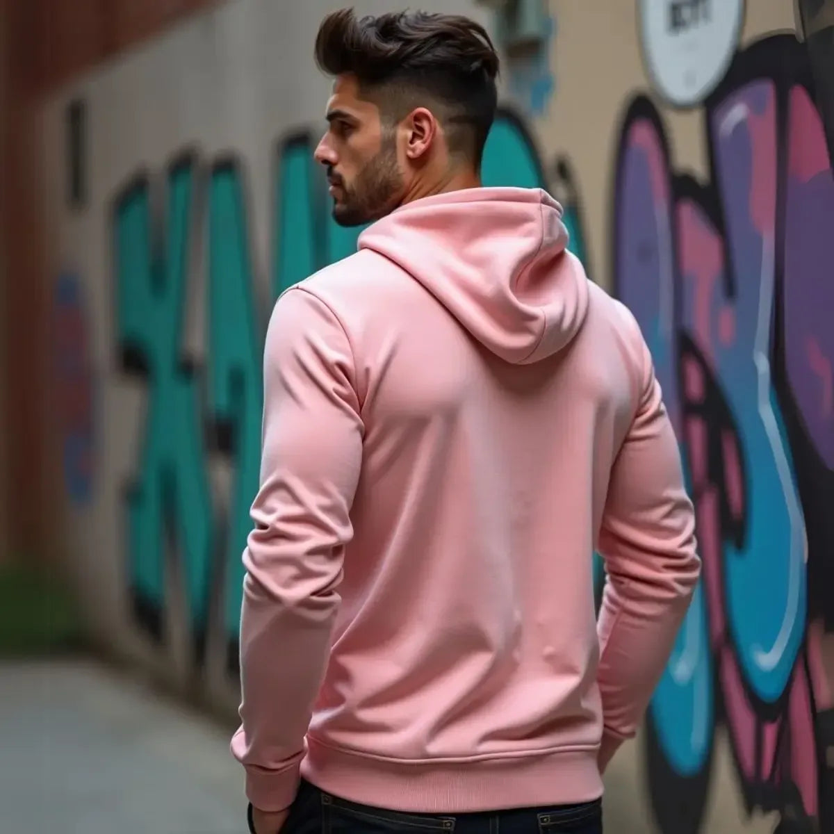 Kangaroo Sweatshirt Straight Blouse Cotton Flaneled GuGi Front Pocket Austavel Hoodie Fashion MLT01-LISO - Chakastore