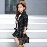 Girl's Sets Children's Long-Sleeved Two Piece Spring Autumn Casual Sports Suit Baby Striped Zipper Clothes 2-8 Years Old