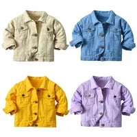 Girl's Sets Children's Long-Sleeved Two Piece Spring Autumn Casual Sports Suit Baby Striped Zipper Clothes 2-8 Years Old