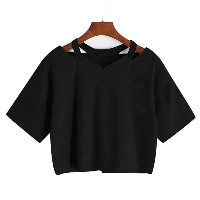 Demon Slayer T Shirt Nezuko Tshirt Women Kimetsu No Yaiba Crop Top Tees Japanese Anime Tanjirou Kamado Tops Manga T-shirt Female