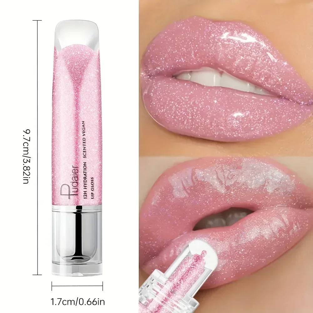 Waterproof Lip gloss, Shine, Long-Lasting, Moistening, Non-Sticky Paste, Easy Application& carry, Glamour lip makeup - Chakastore