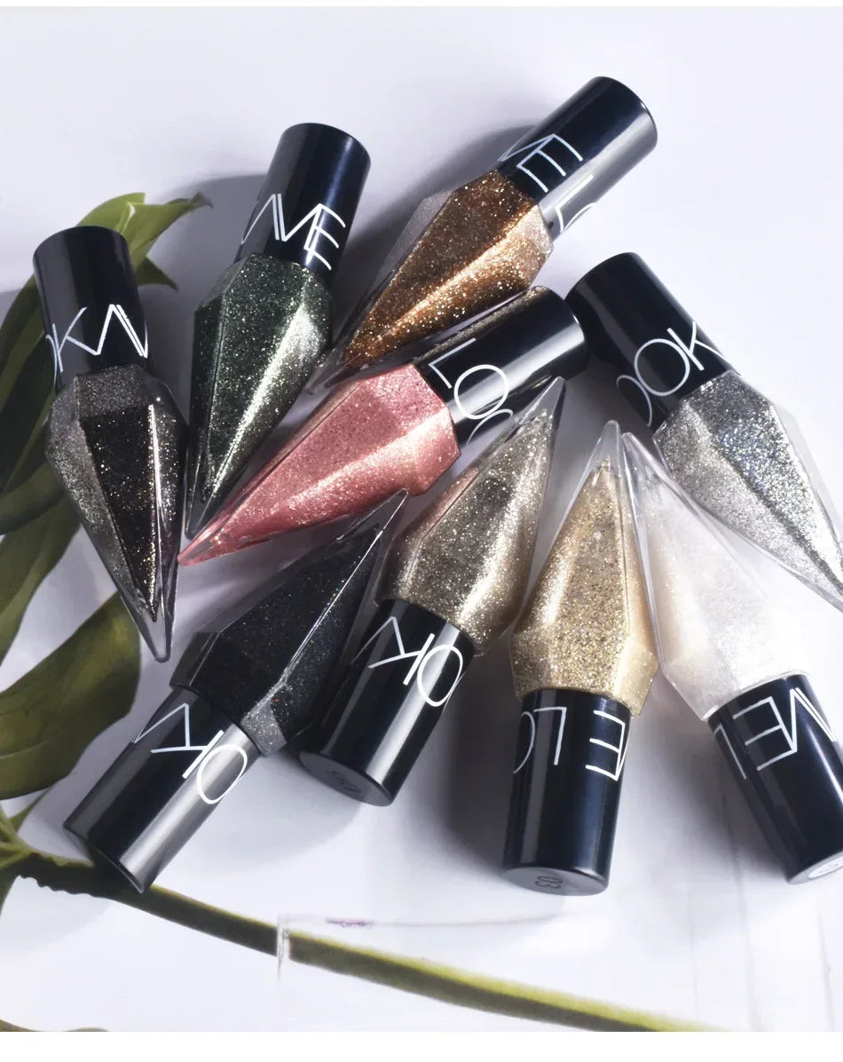 Diamond Sparkling Liquid Eyeliner Pearlescent color development quick dry waterproof not easily smudging liquid eyeliner - Chakastore
