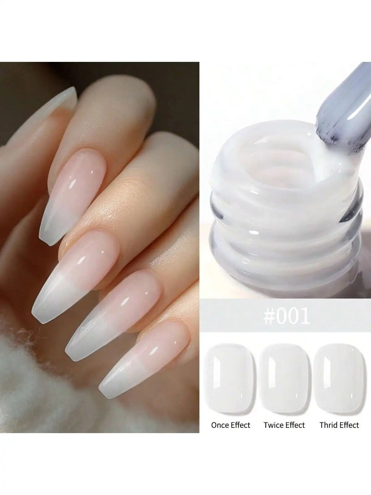 24Colors 15ML Ice-through Color Gel Nail Polish Semi Permanent Nail Art Soaking UV LED Nail Salon DIY