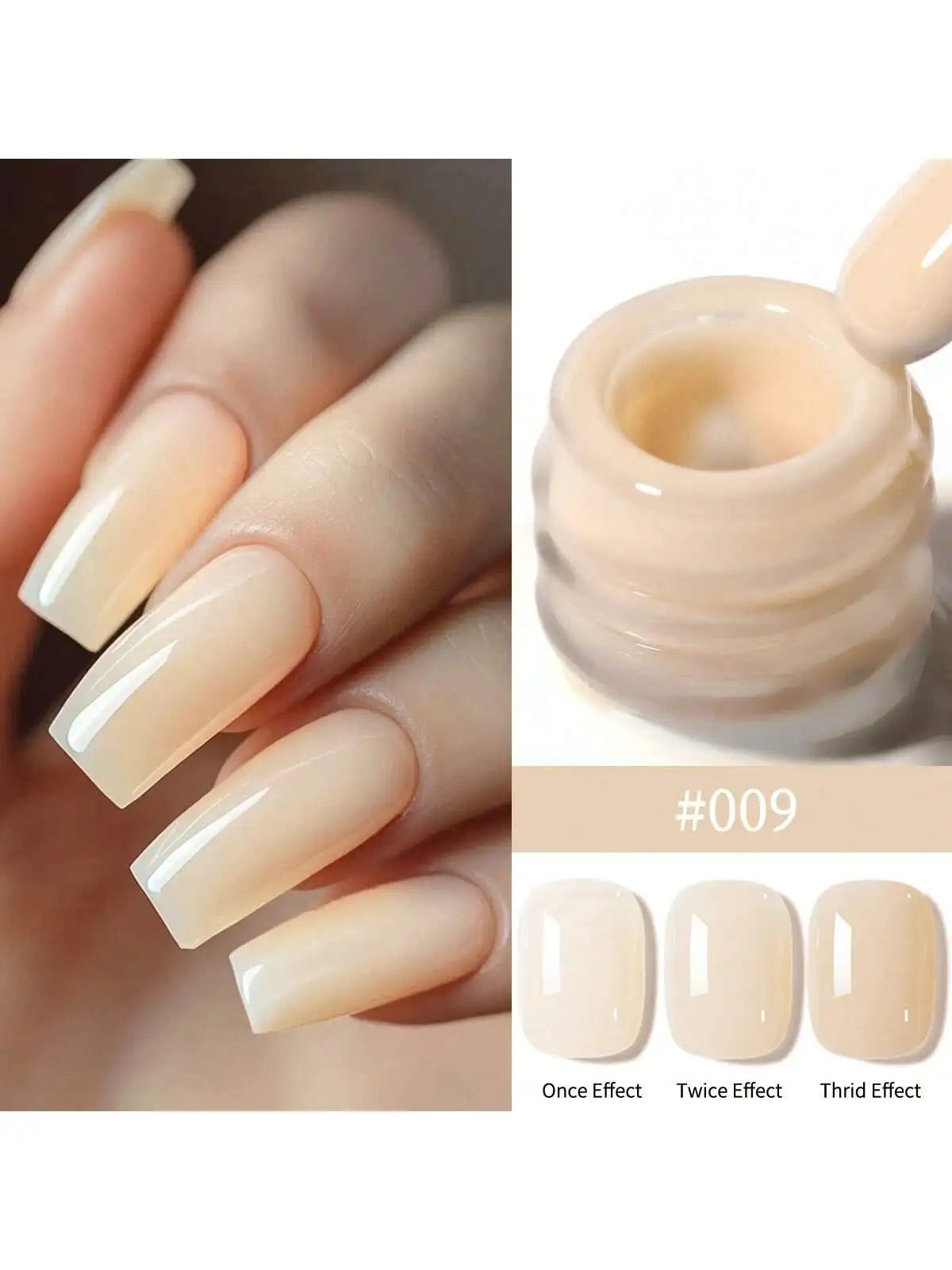 24Colors 15ML Ice-through Color Gel Nail Polish Semi Permanent Nail Art Soaking UV LED Nail Salon DIY