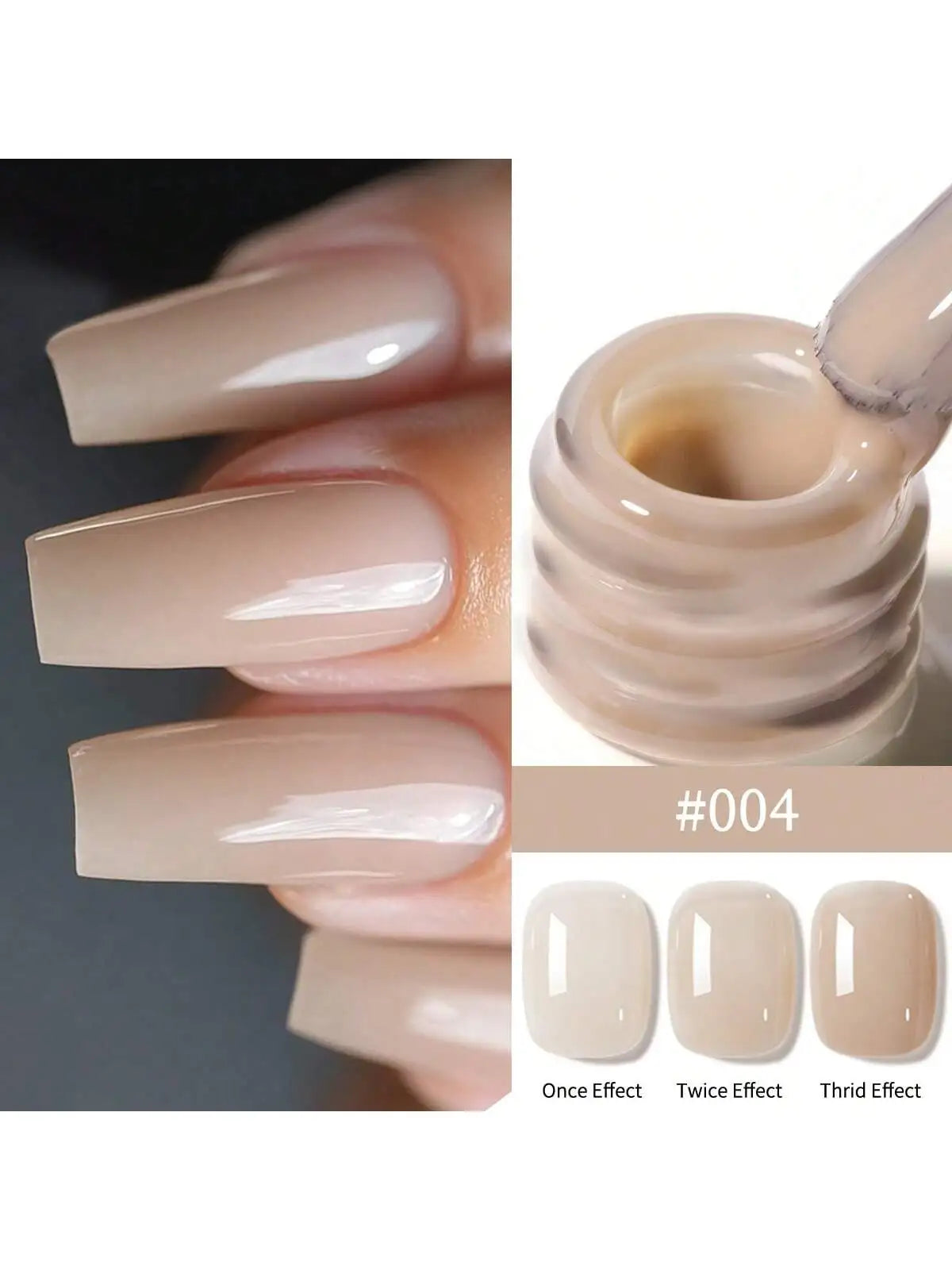 24Colors 15ML Ice-through Color Gel Nail Polish Semi Permanent Nail Art Soaking UV LED Nail Salon DIY