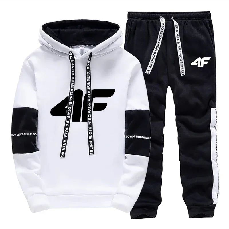 Hot Sale Men's Tracksuit Set or Single Hoodie And Sweatpants Loose Fit Casual Sportswear Soft & Comfortable for Outdoor Jogging