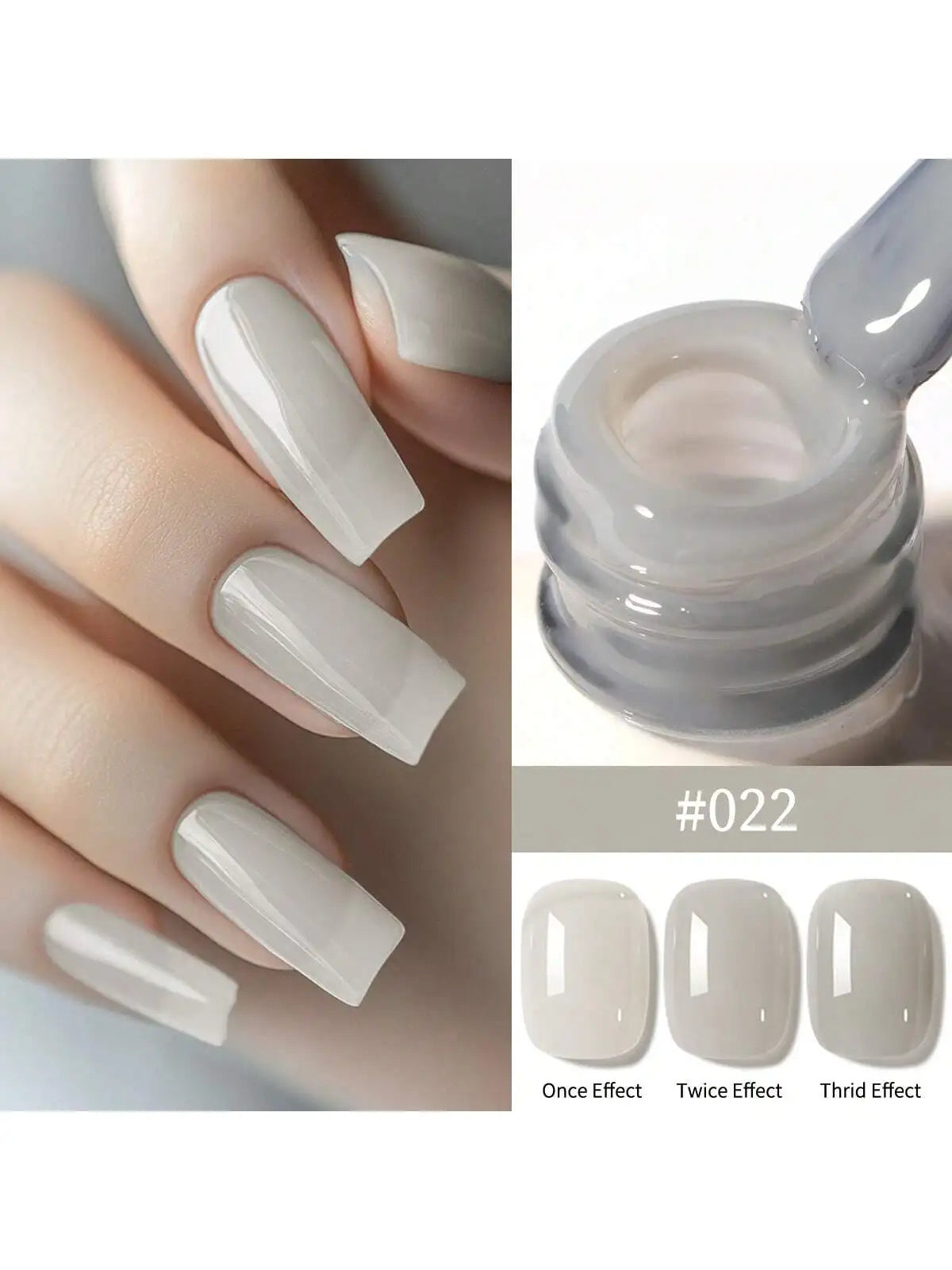 24Colors 15ML Ice-through Color Gel Nail Polish Semi Permanent Nail Art Soaking UV LED Nail Salon DIY