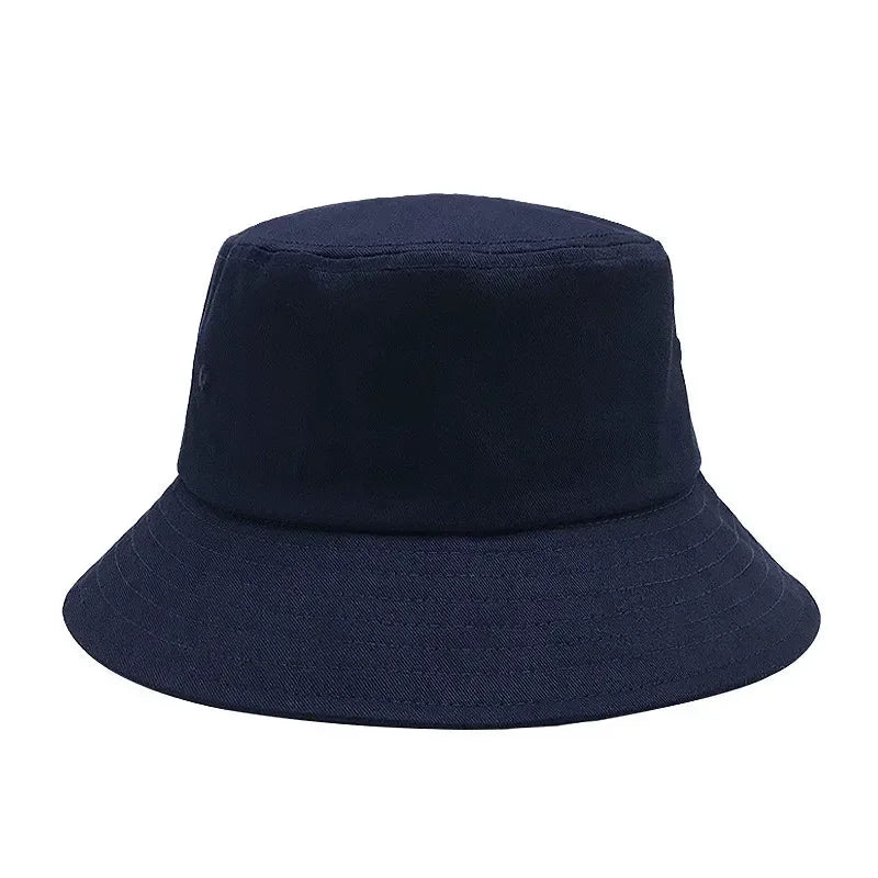 Big Head XL63cm Letter Print Bucket Hats Men Women Large Size Reversible Hip Hop Fisherman Caps Summer Sun Hat Plus Size Panama