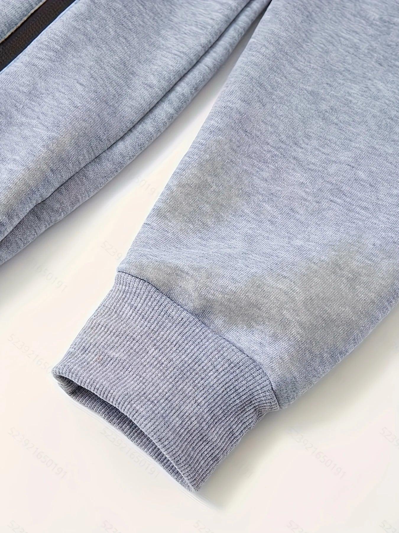 Men autumn and winter New Hoodies Long Sleeve Sweatshirt pocket Zipper Design Hooded Sweatshirt Men Sportswear Casual Jacket - Chakastore