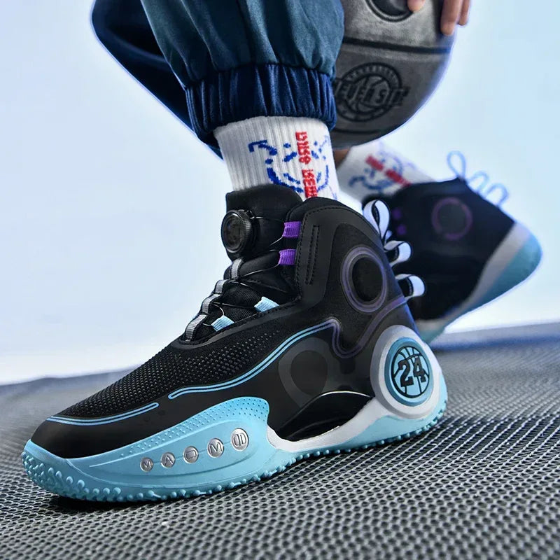 2024 New Men Basketball Shoes Breathable Sports Shoes Training Athletic Women Basketball Sneakers Men - Chakastore