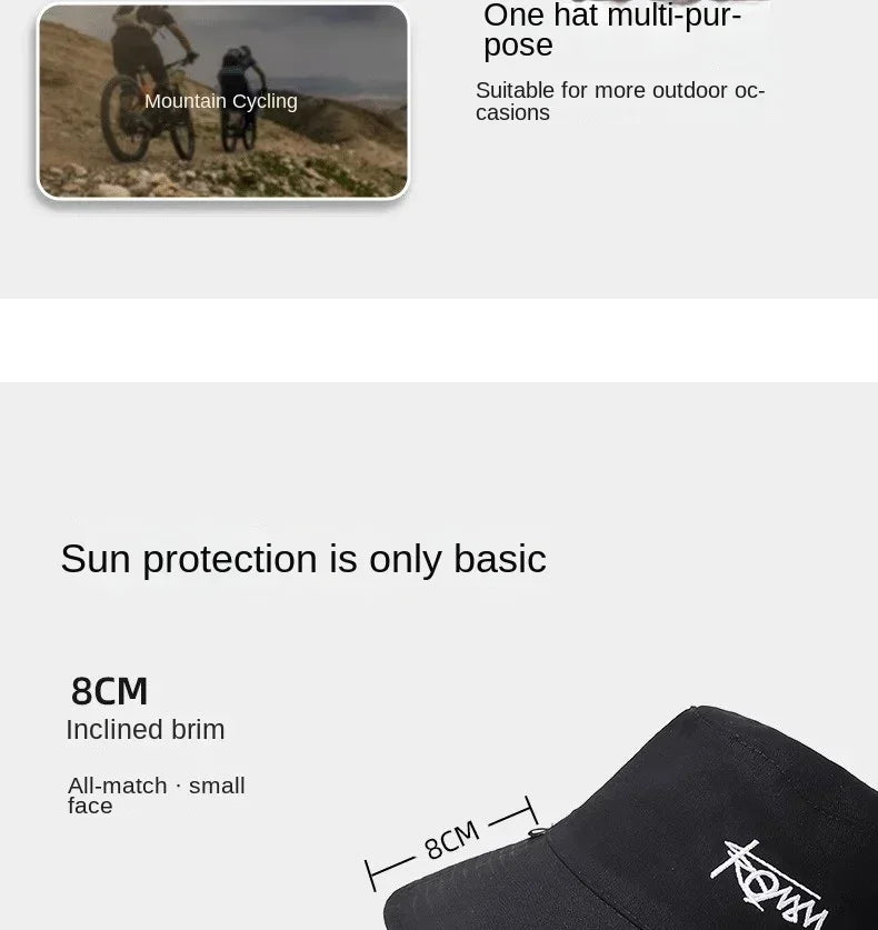 Big Head XL63cm Letter Print Bucket Hats Men Women Large Size Reversible Hip Hop Fisherman Caps Summer Sun Hat Plus Size Panama