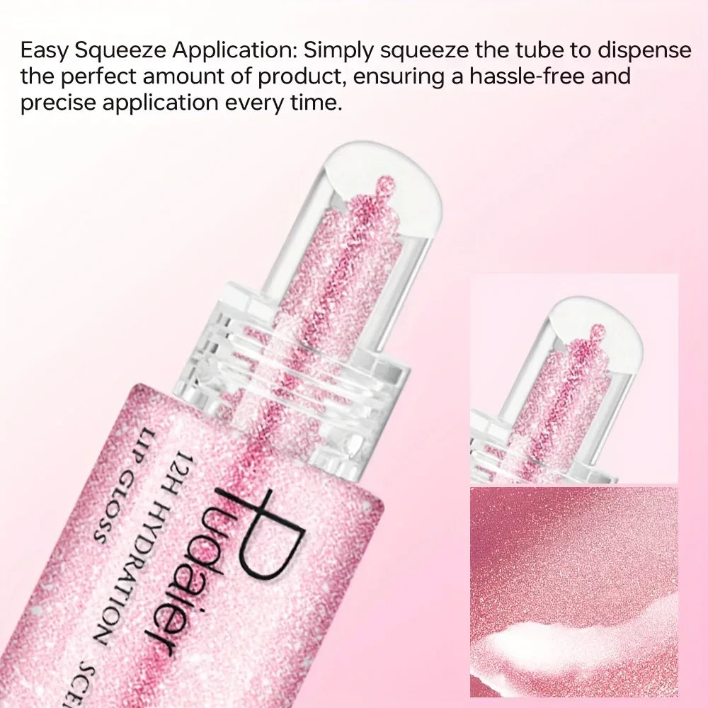 Waterproof Lip gloss, Shine, Long-Lasting, Moistening, Non-Sticky Paste, Easy Application& carry, Glamour lip makeup - Chakastore
