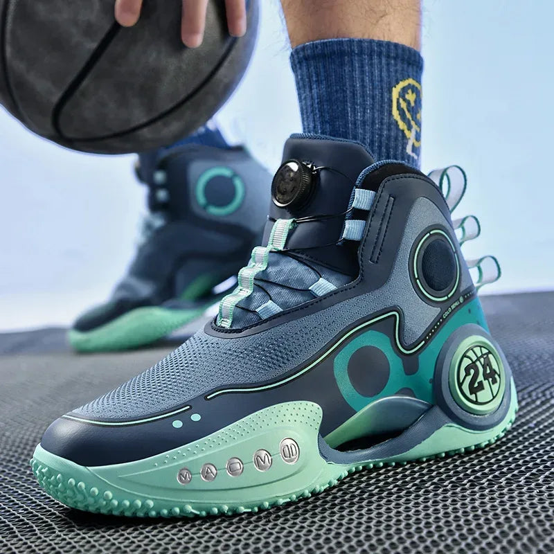 2024 New Men Basketball Shoes Breathable Sports Shoes Training Athletic Women Basketball Sneakers Men - Chakastore