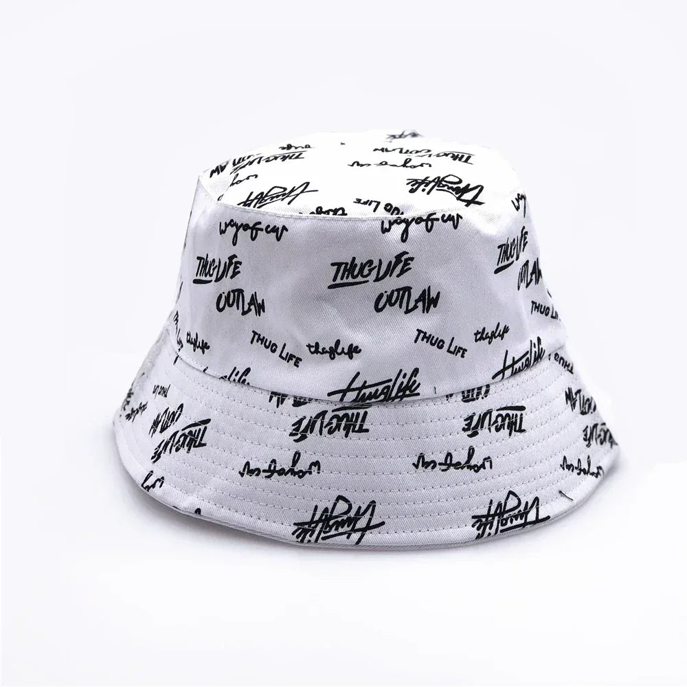 Double-sided Bucket Hat for Men Women Summer Unisex Fashion Cap - Chakastore