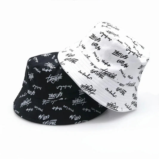 Double-sided Bucket Hat for Men Women Summer Unisex Fashion Cap - Chakastore