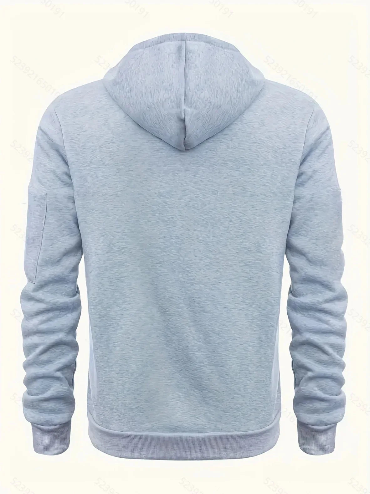 Men autumn and winter New Hoodies Long Sleeve Sweatshirt pocket Zipper Design Hooded Sweatshirt Men Sportswear Casual Jacket - Chakastore