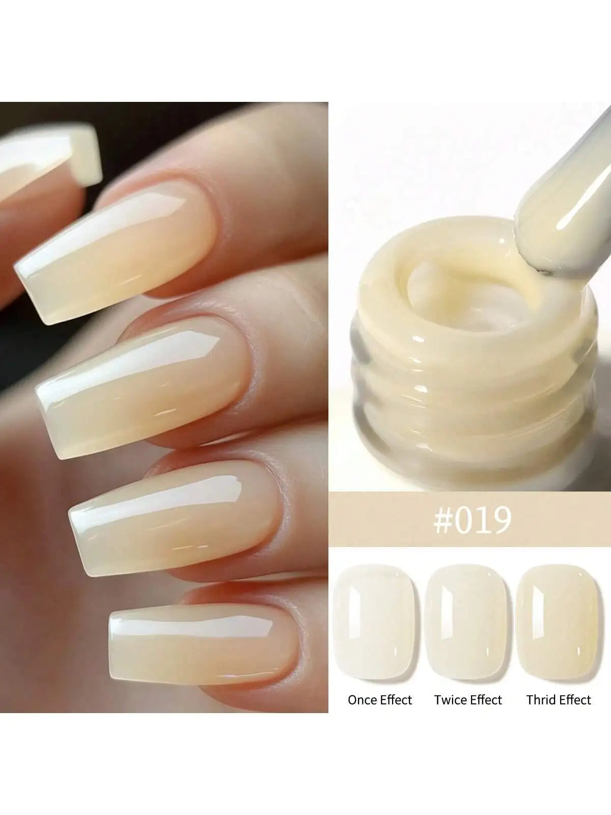24Colors 15ML Ice-through Color Gel Nail Polish Semi Permanent Nail Art Soaking UV LED Nail Salon DIY