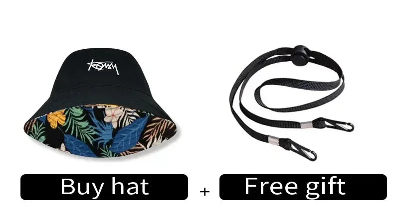 Big Head XL63cm Letter Print Bucket Hats Men Women Large Size Reversible Hip Hop Fisherman Caps Summer Sun Hat Plus Size Panama - Chakastore
