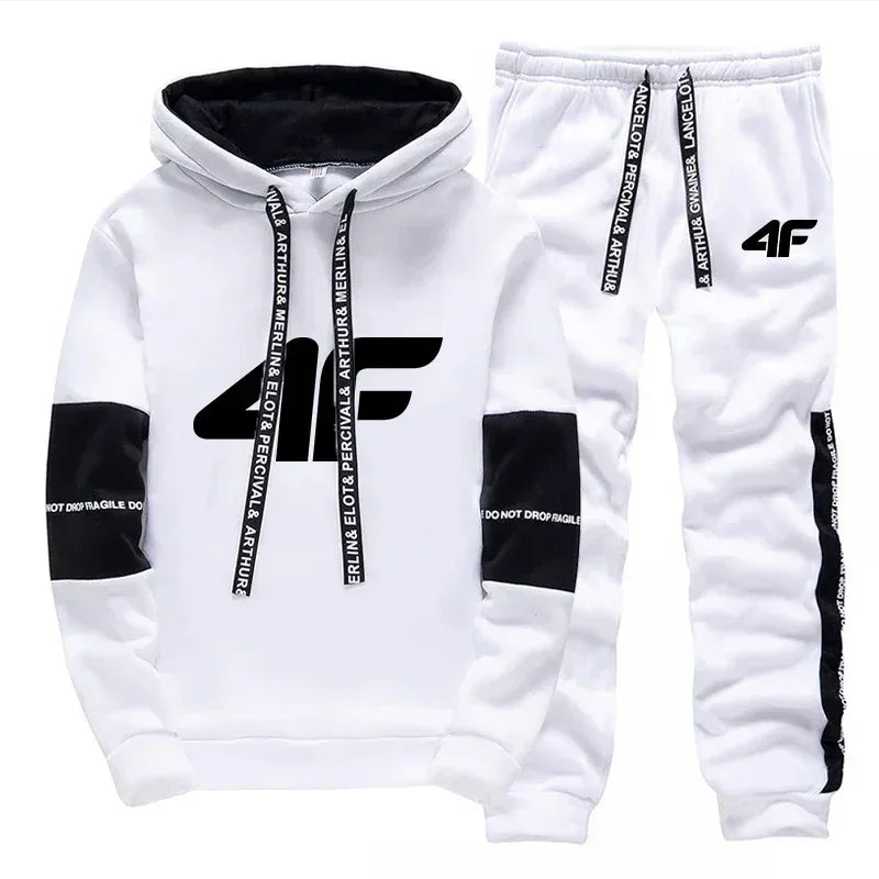 Hot Sale Men's Tracksuit Set or Single Hoodie And Sweatpants Loose Fit Casual Sportswear Soft & Comfortable for Outdoor Jogging - Chakastore