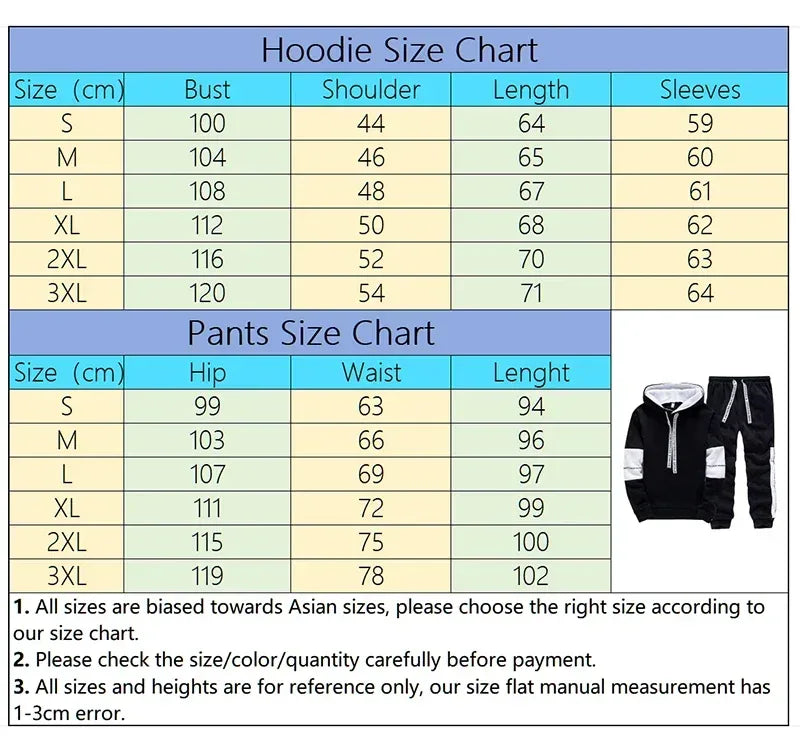 Hot Sale Men's Tracksuit Set or Single Hoodie And Sweatpants Loose Fit Casual Sportswear Soft & Comfortable for Outdoor Jogging - Chakastore