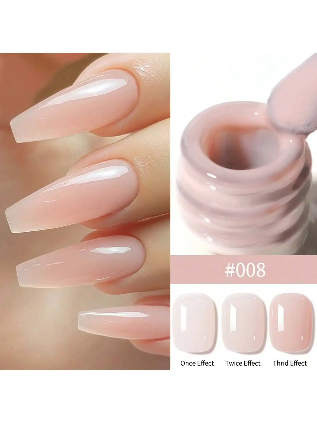 24Colors 15ML Ice-through Color Gel Nail Polish Semi Permanent Nail Art Soaking UV LED Nail Salon DIY