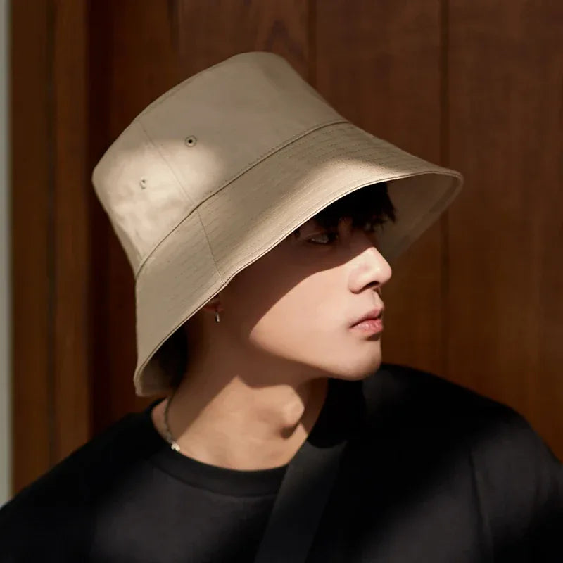 Big Head XL63cm Letter Print Bucket Hats Men Women Large Size Reversible Hip Hop Fisherman Caps Summer Sun Hat Plus Size Panama