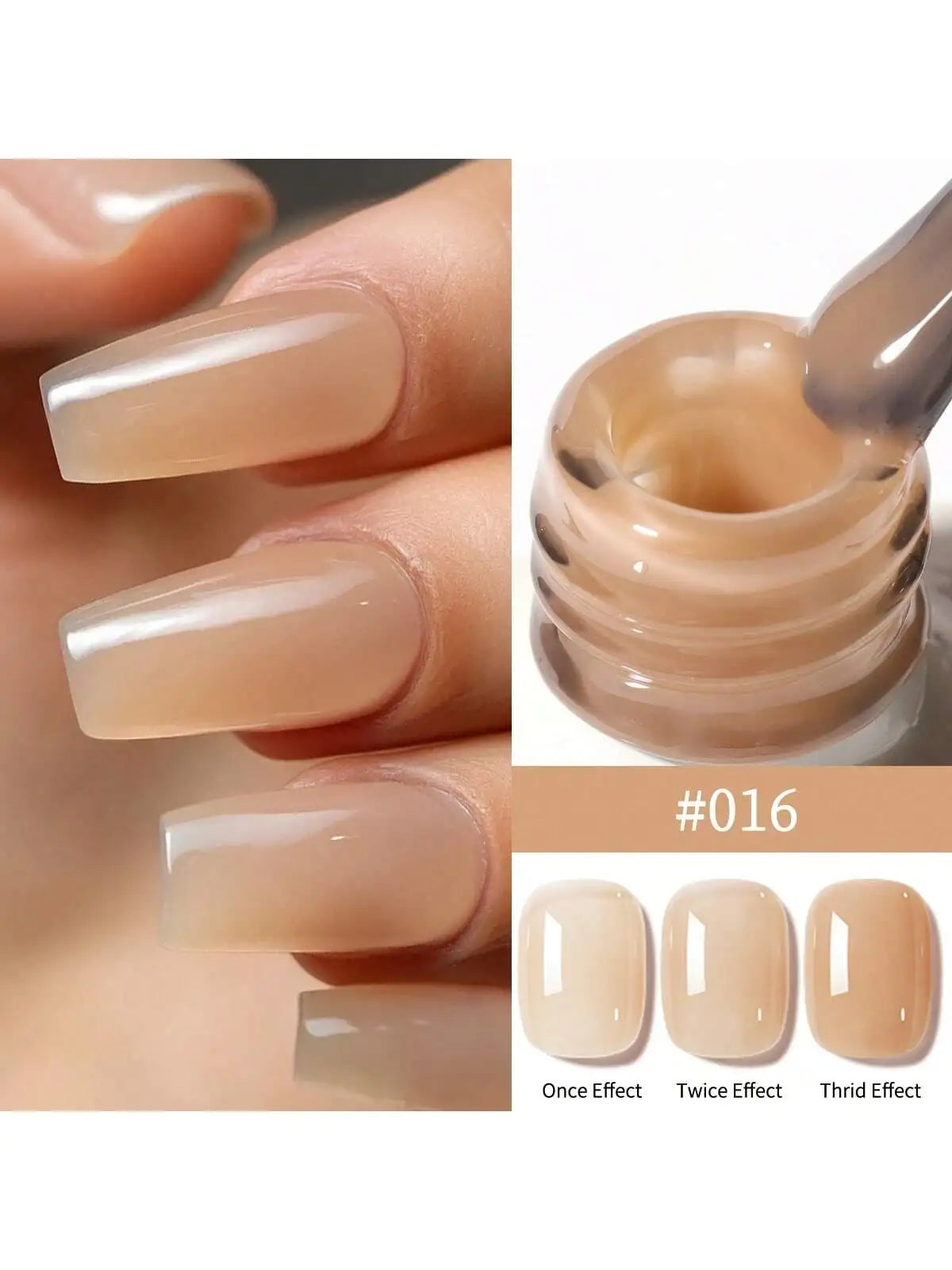 24Colors 15ML Ice-through Color Gel Nail Polish Semi Permanent Nail Art Soaking UV LED Nail Salon DIY
