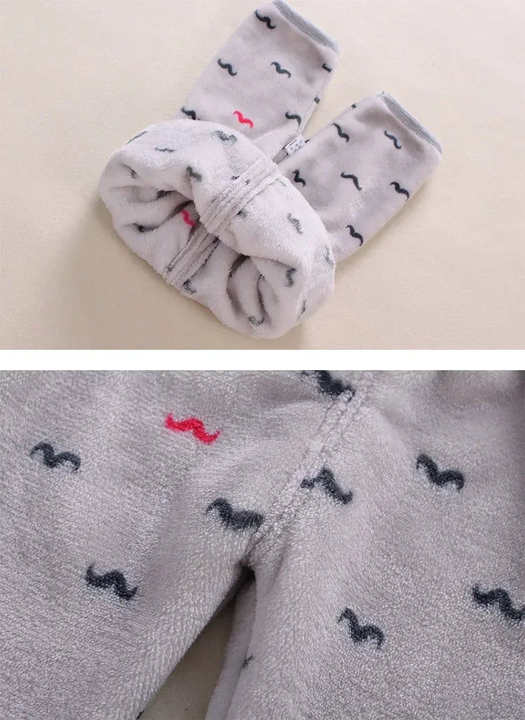 2Pcs Set Newborn Baby Clothing Flannle Spring Autumn Set for Babies Soft Toddler Jacket Baby Pant Cartoon Boys Girls Set 0-24M - Chakastore