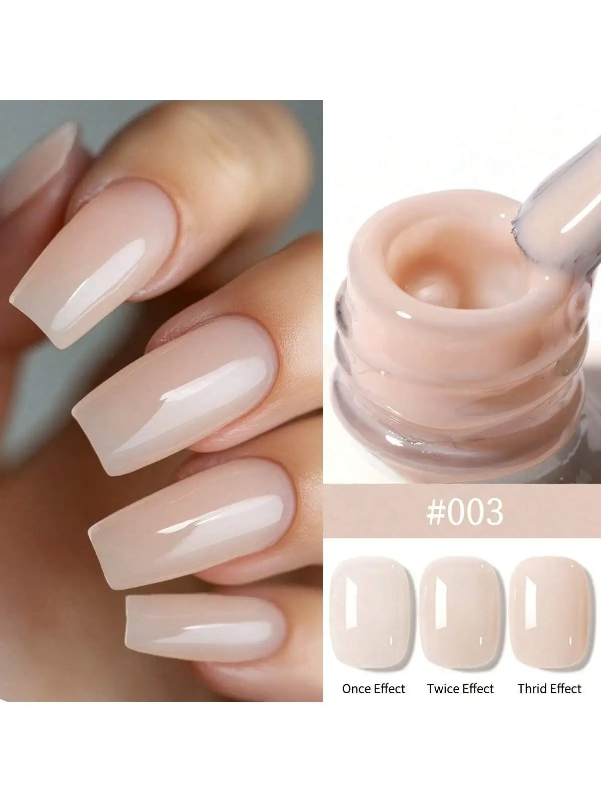 24Colors 15ML Ice-through Color Gel Nail Polish Semi Permanent Nail Art Soaking UV LED Nail Salon DIY