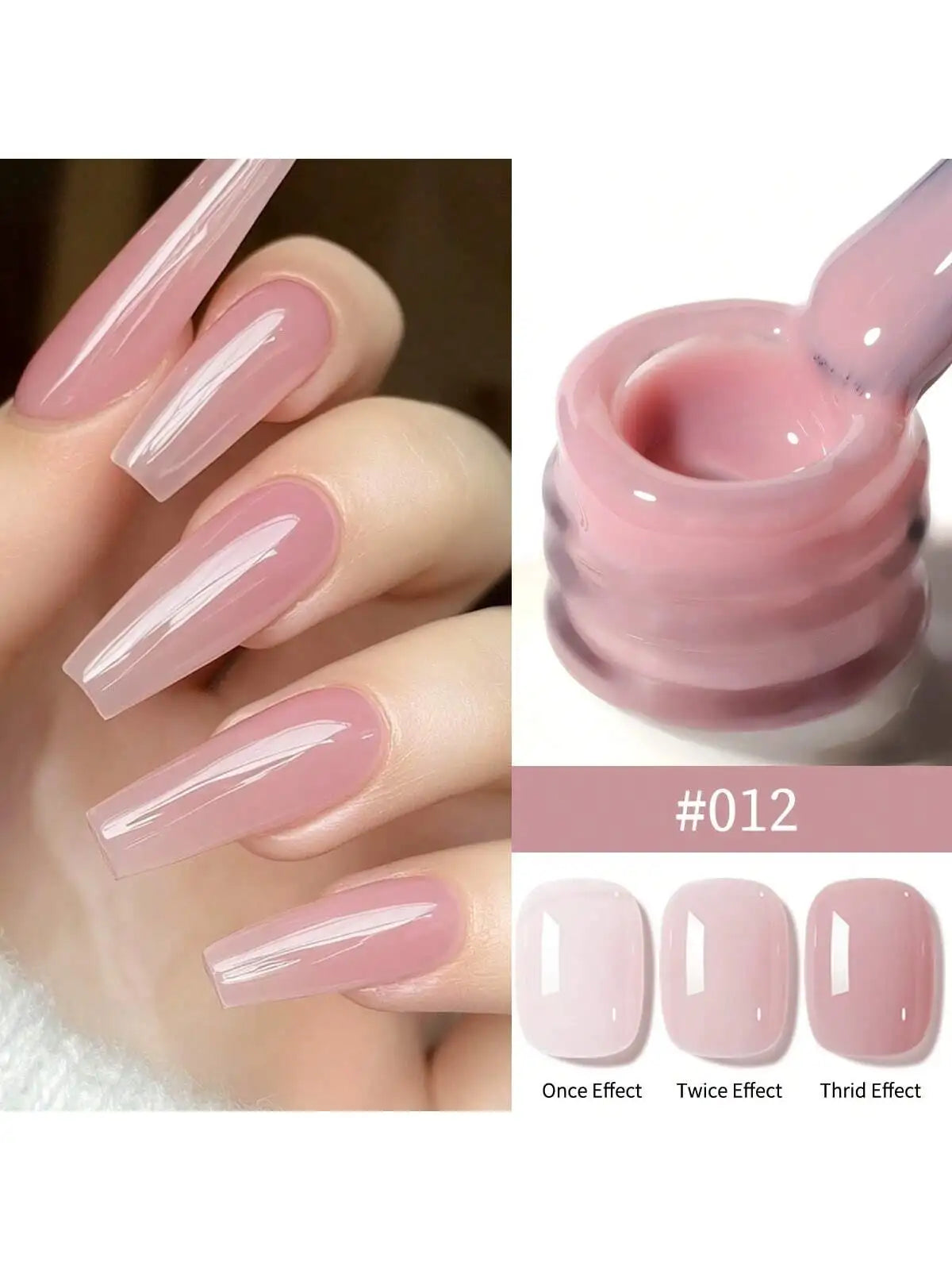 24Colors 15ML Ice-through Color Gel Nail Polish Semi Permanent Nail Art Soaking UV LED Nail Salon DIY