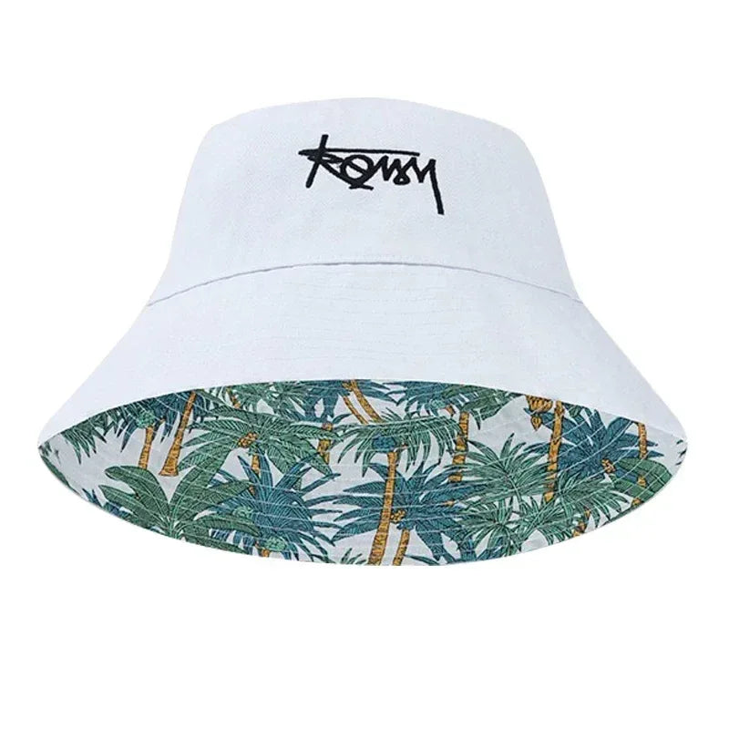Big Head XL63cm Letter Print Bucket Hats Men Women Large Size Reversible Hip Hop Fisherman Caps Summer Sun Hat Plus Size Panama