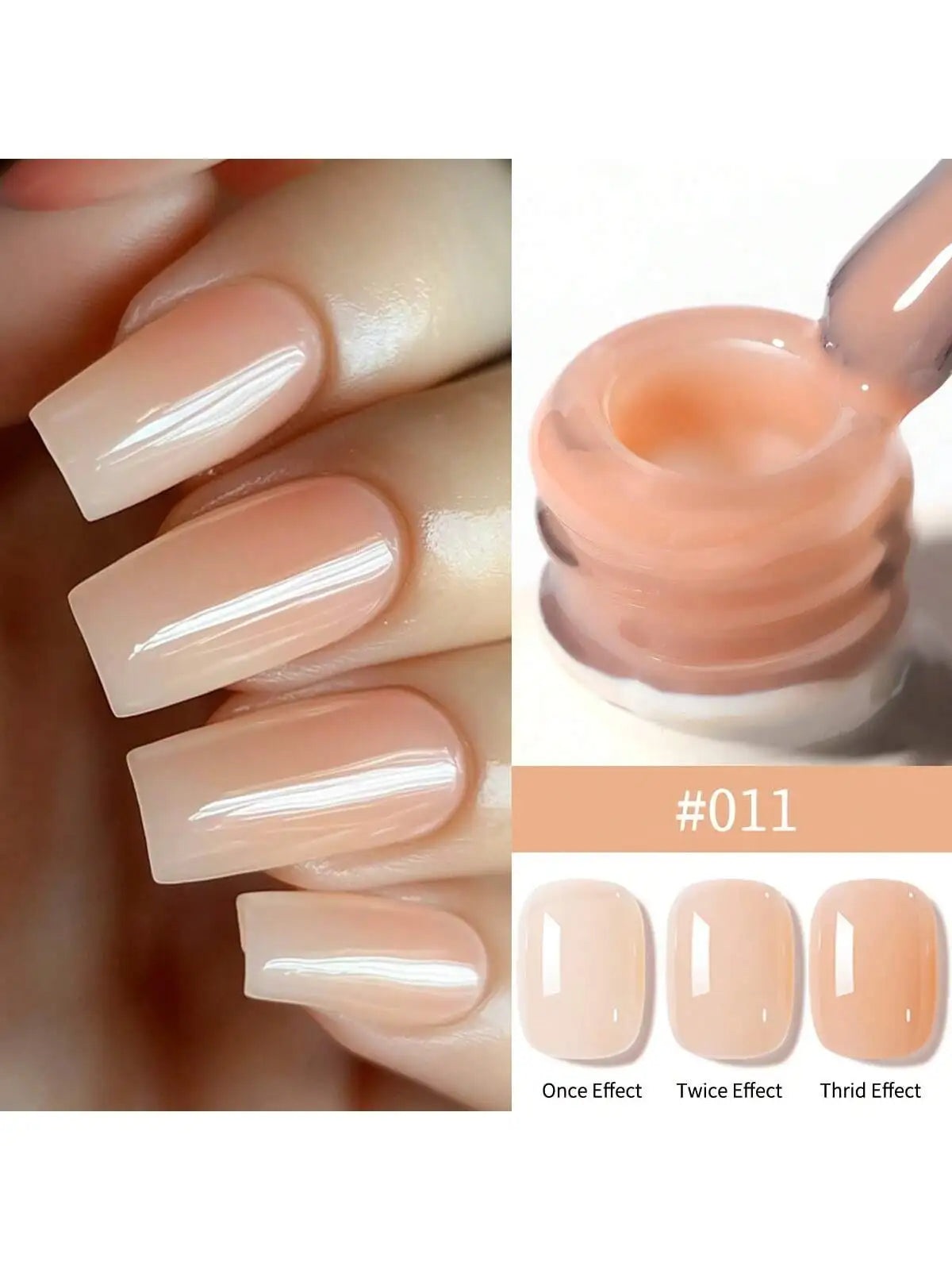 24Colors 15ML Ice-through Color Gel Nail Polish Semi Permanent Nail Art Soaking UV LED Nail Salon DIY