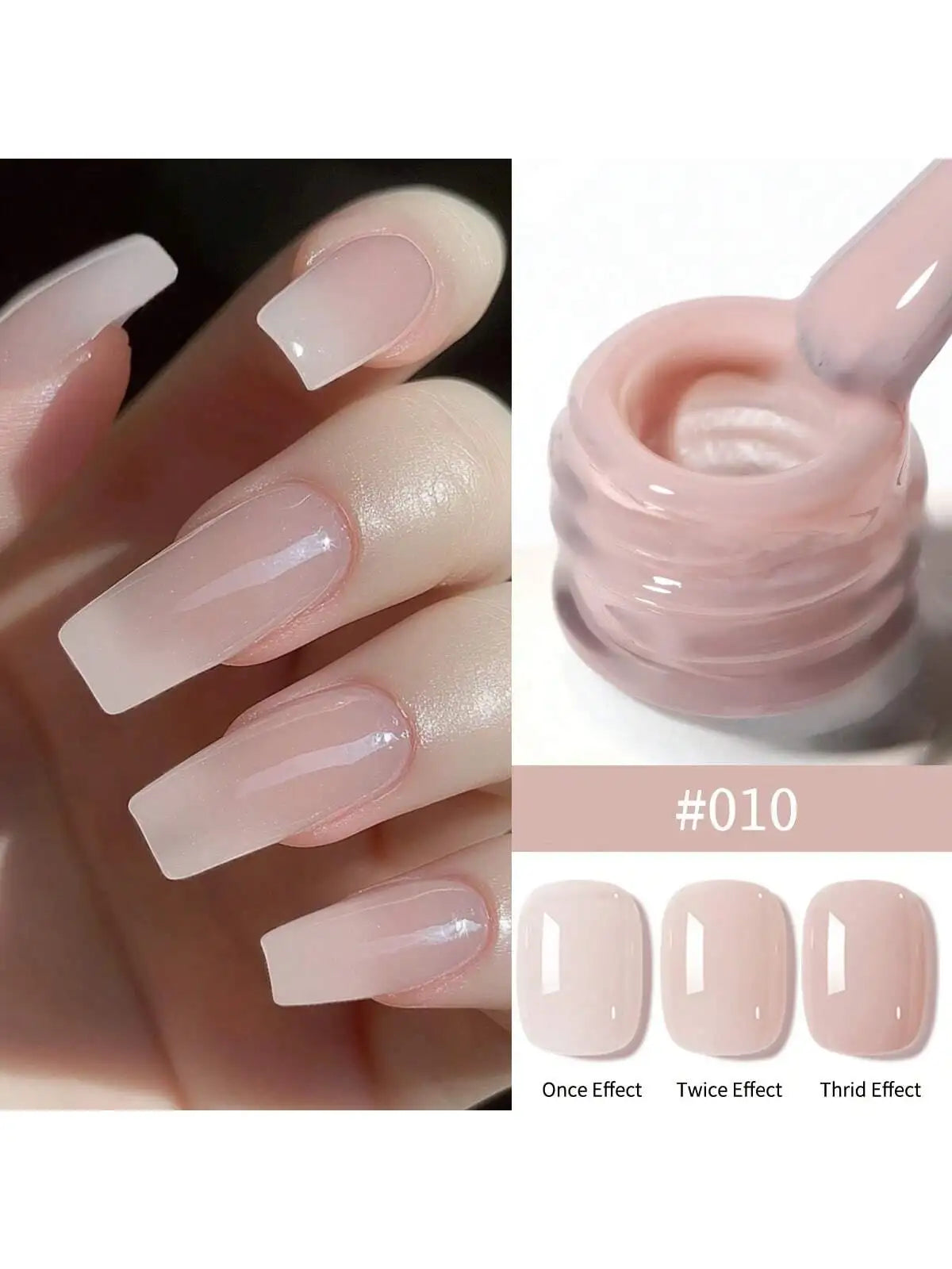24Colors 15ML Ice-through Color Gel Nail Polish Semi Permanent Nail Art Soaking UV LED Nail Salon DIY