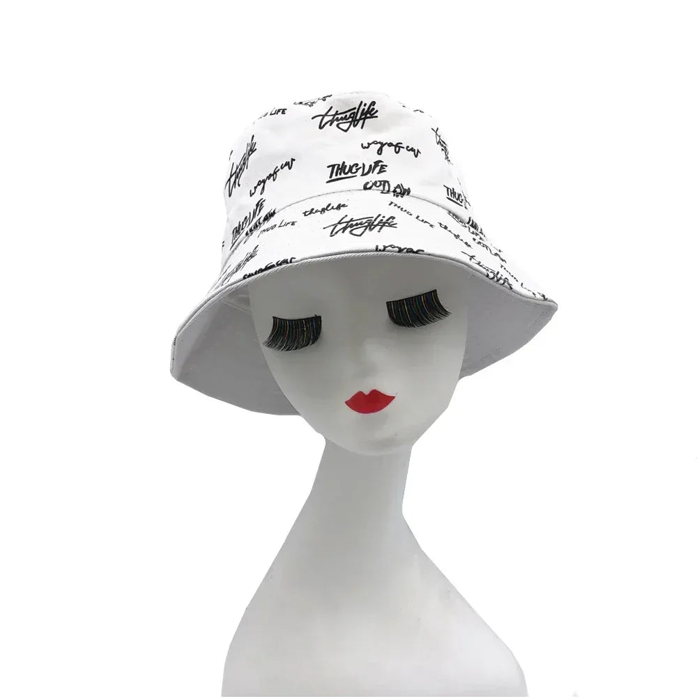 Double-sided Bucket Hat for Men Women Summer Unisex Fashion Cap - Chakastore