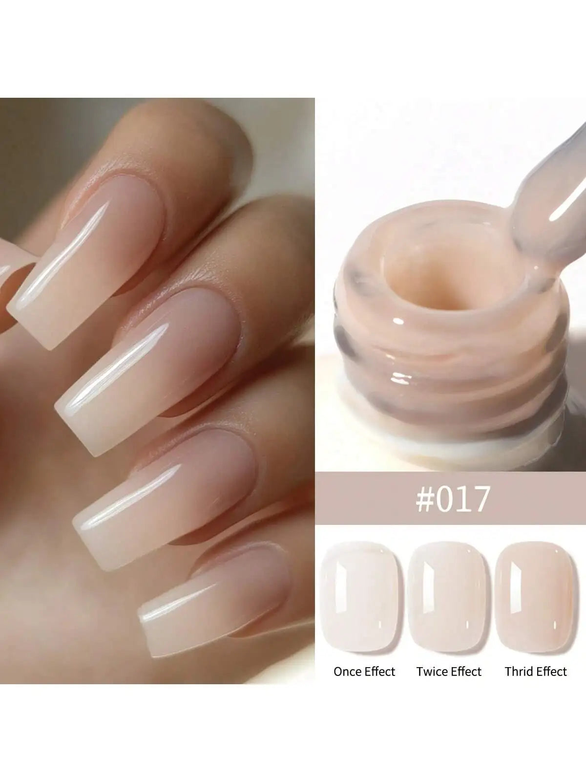 24Colors 15ML Ice-through Color Gel Nail Polish Semi Permanent Nail Art Soaking UV LED Nail Salon DIY