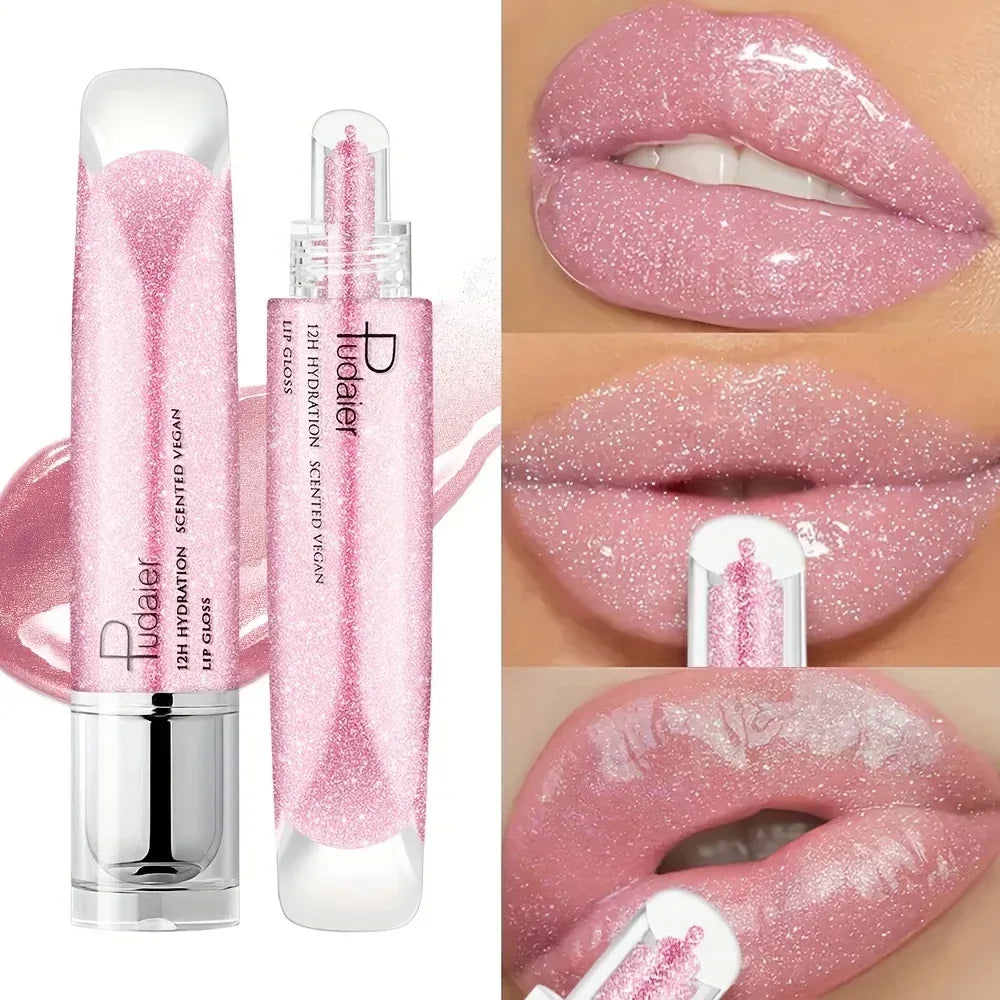 Waterproof Lip gloss, Shine, Long-Lasting, Moistening, Non-Sticky Paste, Easy Application& carry, Glamour lip makeup - Chakastore