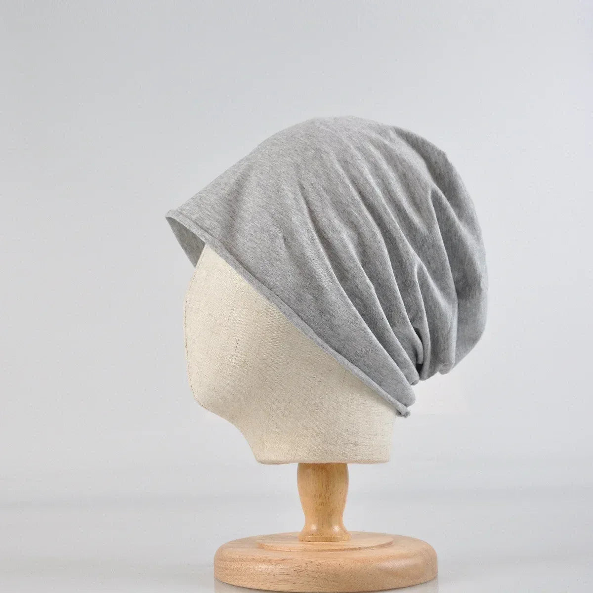 Beanies For Men Women Unisex Autumn Spring Thin Beanie Solid Color Cotton Single layer Baggy Cap Female Male Outdoor Windproof - Chakastore