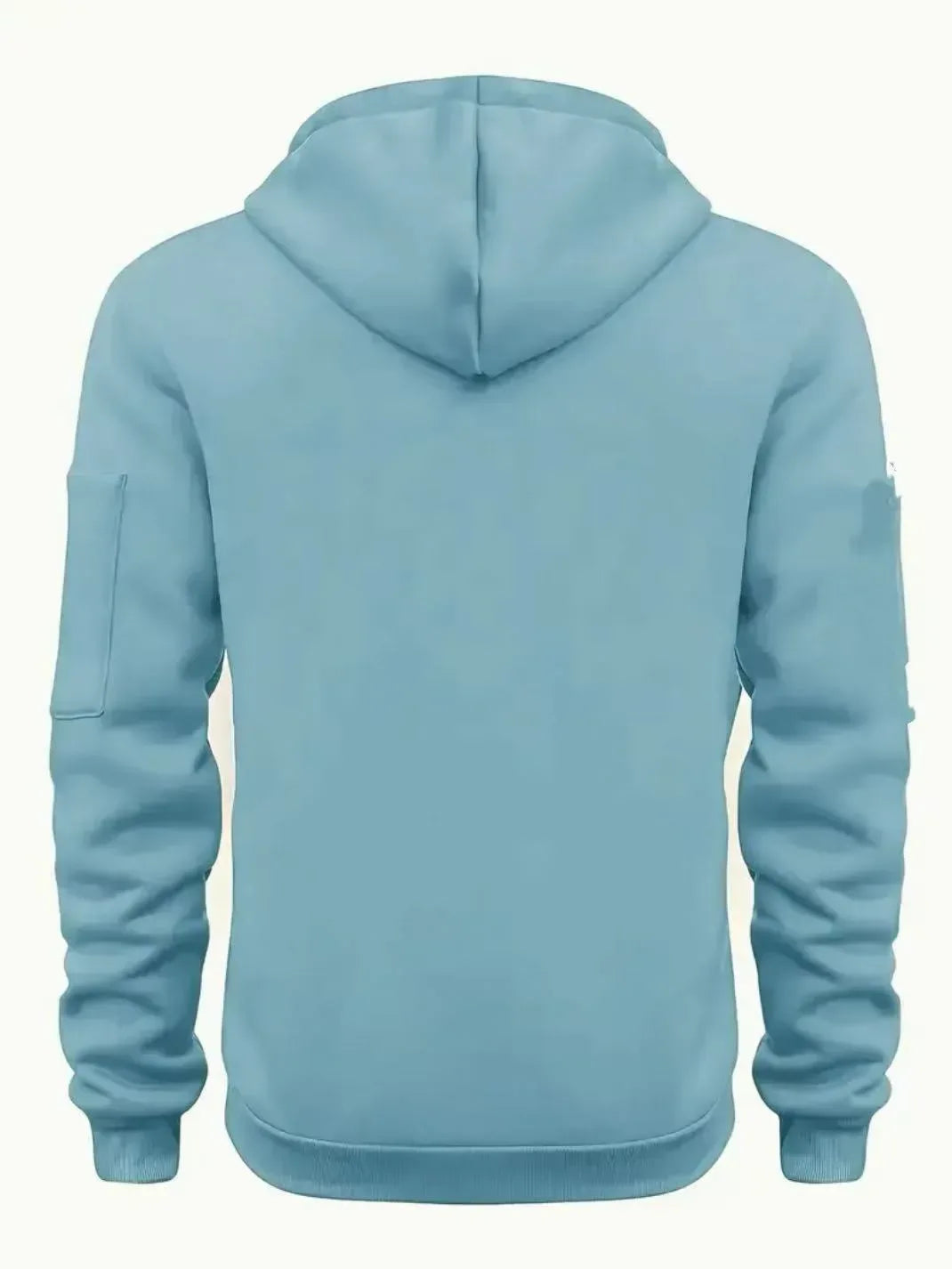 Men autumn and winter New Hoodies Long Sleeve Sweatshirt pocket Zipper Design Hooded Sweatshirt Men Sportswear Casual Jacket - Chakastore