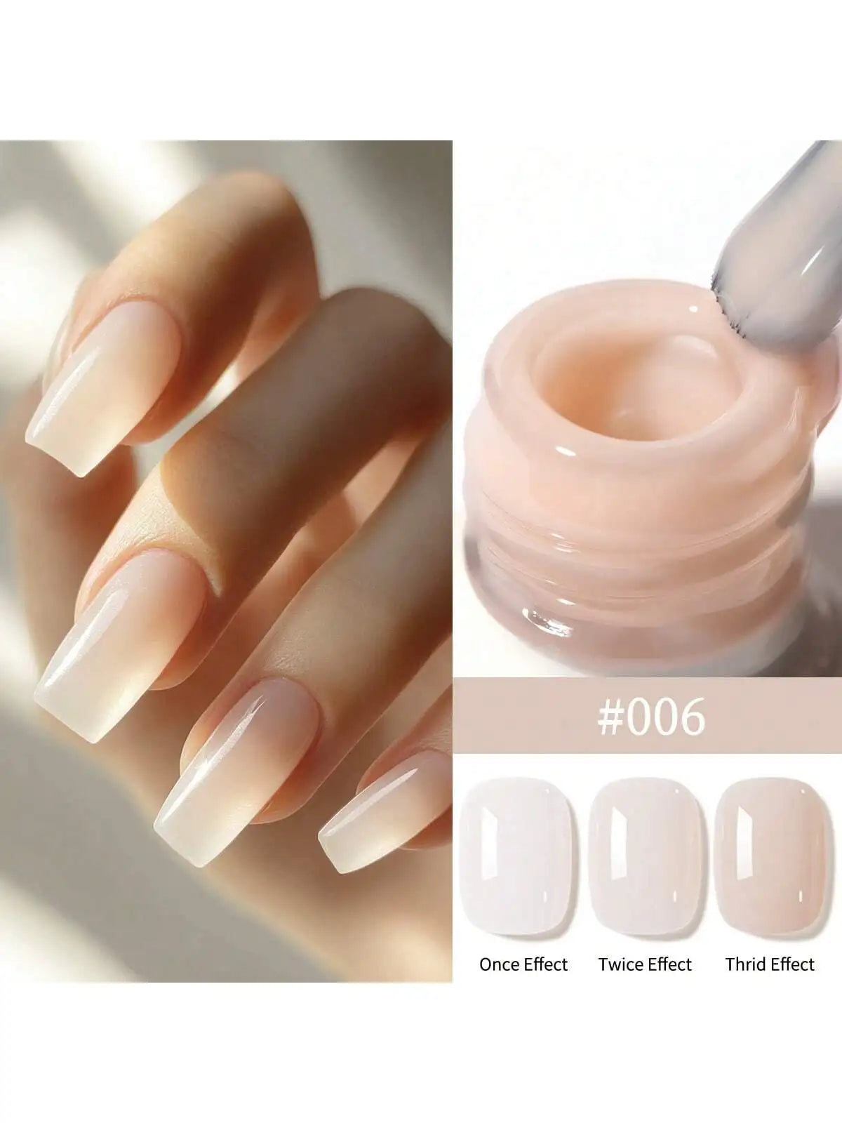24Colors 15ML Ice-through Color Gel Nail Polish Semi Permanent Nail Art Soaking UV LED Nail Salon DIY