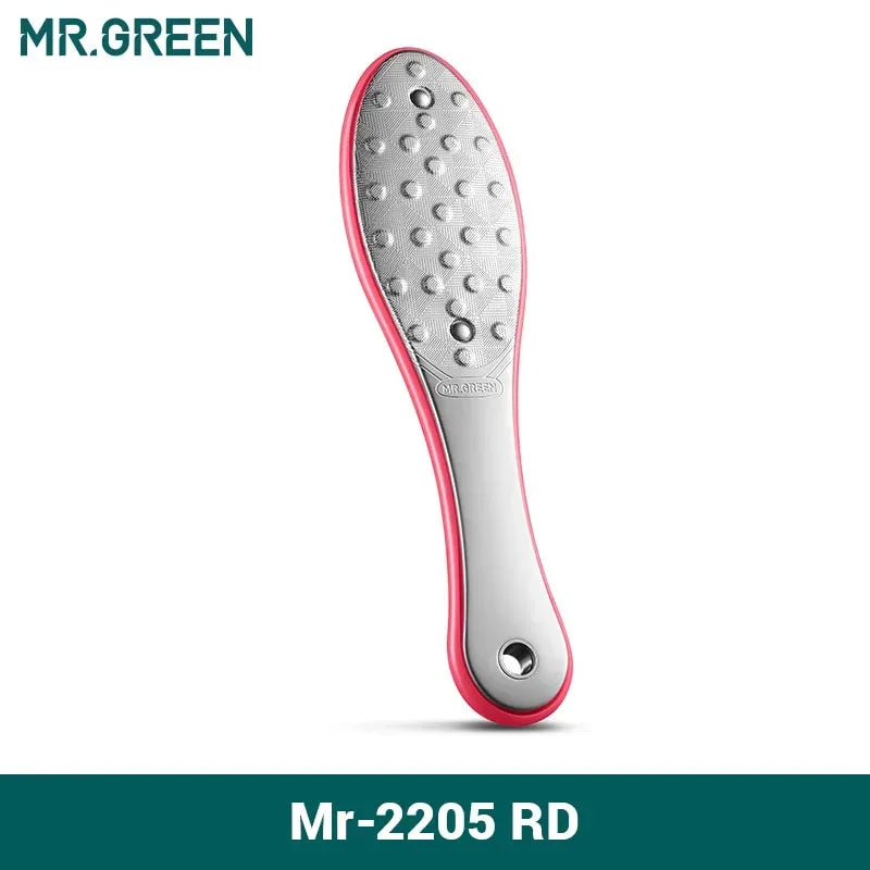 MR.GREEN Pedicure Foot Care Tools Foot File Rasps Callus Dead Foot Skin Care Remover Sets Stainless Steel Professional Two Sides - Chakastore