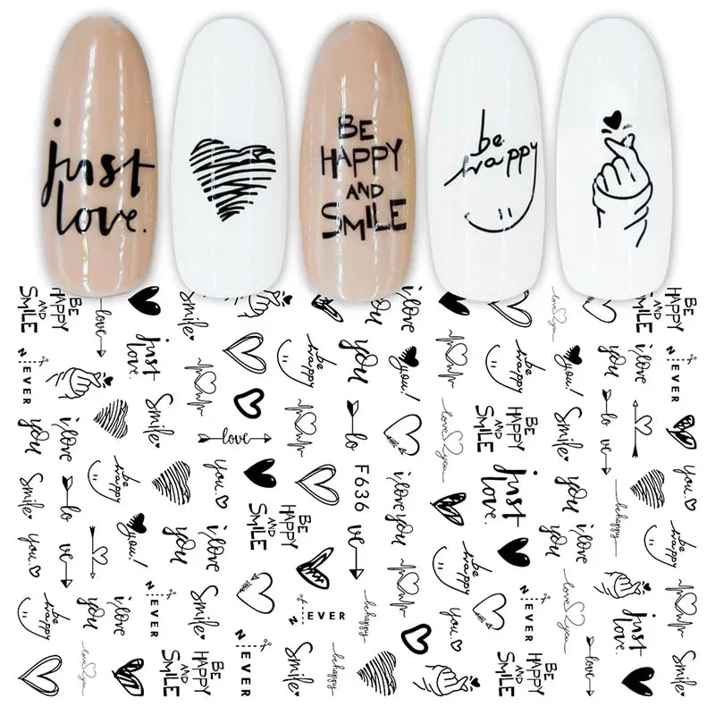 Gold 3D Nail Sticker Curve Stripe Lines Nails Stickers Gradient Adhesive Striping Tape Nail Foil Nail Art Stickers Decals Silver - Chakastore