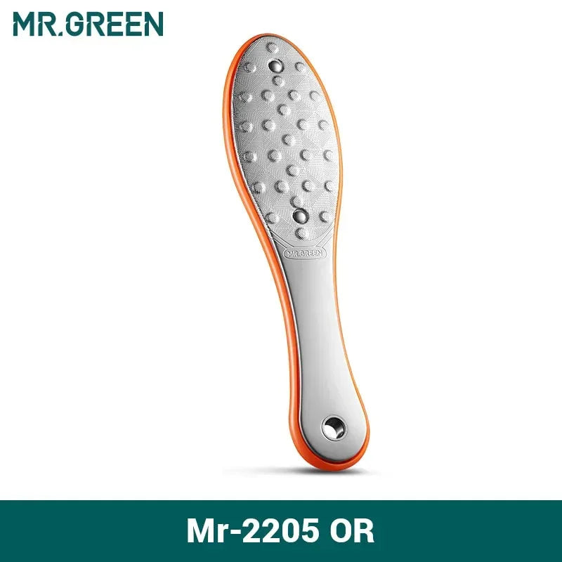MR.GREEN Pedicure Foot Care Tools Foot File Rasps Callus Dead Foot Skin Care Remover Sets Stainless Steel Professional Two Sides - Chakastore