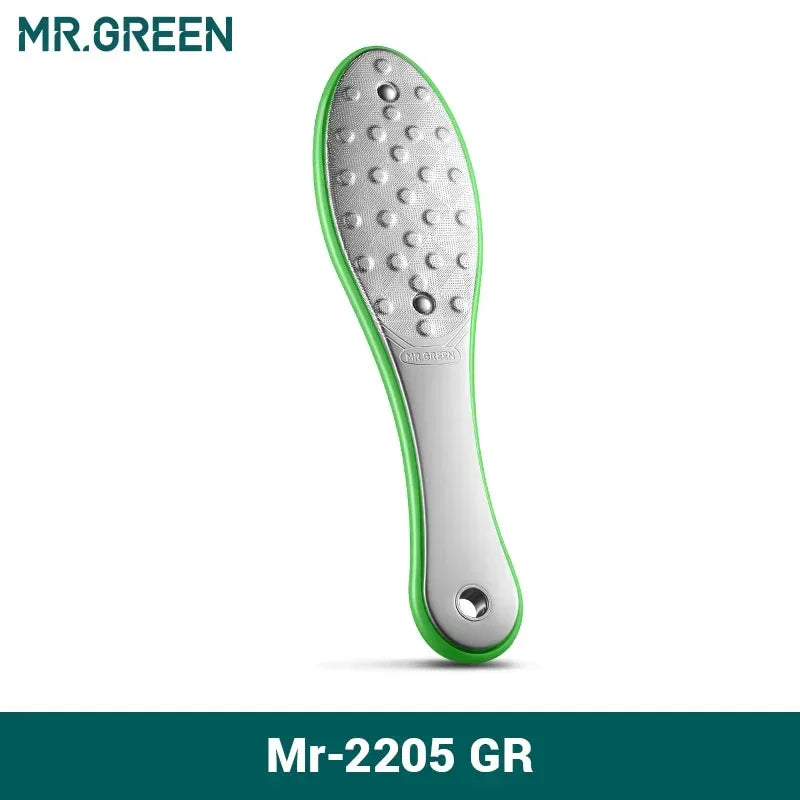MR.GREEN Pedicure Foot Care Tools Foot File Rasps Callus Dead Foot Skin Care Remover Sets Stainless Steel Professional Two Sides - Chakastore