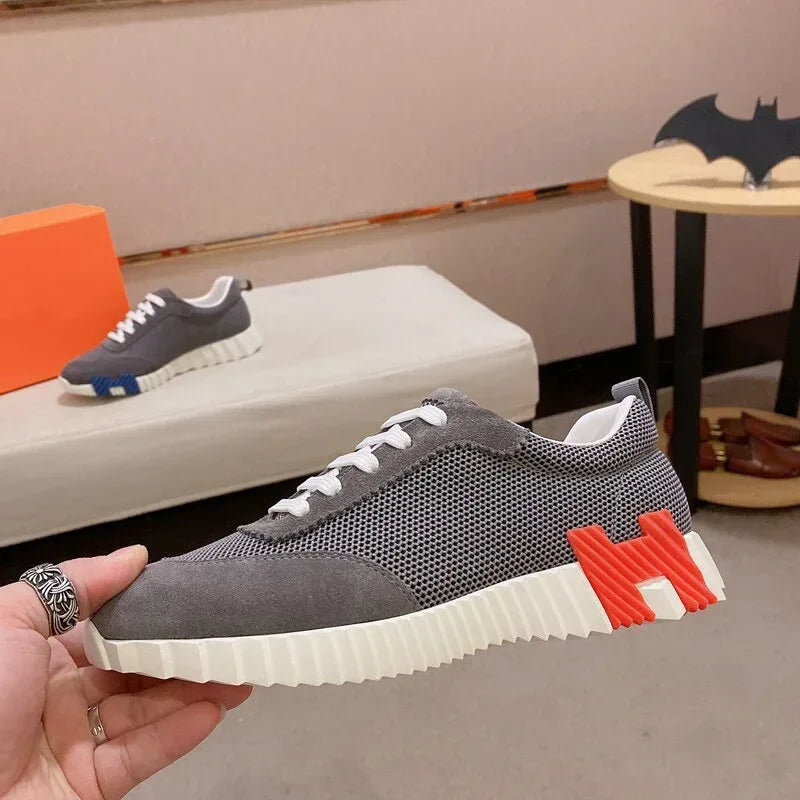 Men casual shoes leather flat walk comfortable Sneakers Autumn 2022 new model 21 orders - Chakastore